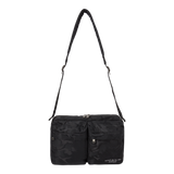 25SS カモフラージュスクエアクロスバッグ ブラック