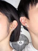 HEART TARGET EARRING