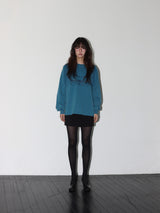 ベレロスウェットシャツ(PEACOCK BLUE)