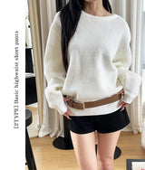 [Unisex] Shoulder button knit(4color)