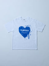 エウレカ・ハート・オーバーフィットTシャツ-ホワイト【玉置成実コラボ】