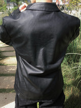 Slate trucker blazer jacket