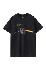 ファッキングオーサムレインボー半袖Tシャツ