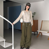 Citone Nylon Parasuit Wide Two-Way Pants