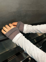 Todu Round See-through Long Sleeve T-Shirt