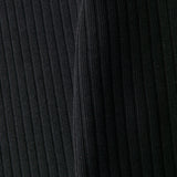 ボタンオフクロップカーディガンセット ブラック