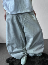 Willy Graphic Tattoo Print Balloon Pants 2color