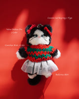 [Jennie's pick] Cosymosy Custom Cat Keyring - Tuxedo (Only Cat, Except Clothes and Accessories)