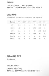 [2TYPE] Basic highwaist short pants