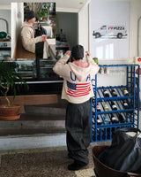 No.1568 USA fh ニットジップアップ (3color)