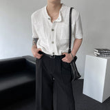 ボタンポケット半袖ニット (2 colors) / D785541225634