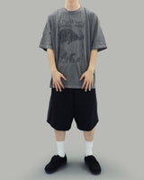 ベッダーダメージ半袖Tシャツ(GRAY)