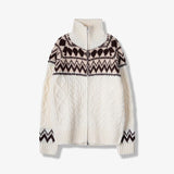 ASCLO Diamond Wool Knit Zip Up (3color)