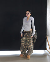 [UNISEX] Camo Military Rope Cargo Backpack