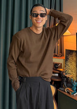 Men's ピュアクロップマッスルフィットニット 4COLOR