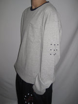 Pocket Contrast Ringer Long Sleeve T-Shirt(4c)