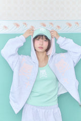 KIRI SKULL SLEEVELESS TOP (MINT)
