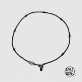スパイラルネックレス(black)