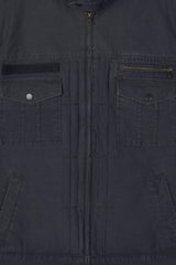 ビンテージウォッシュド5ポケットワークジャケット (Washed Navy)