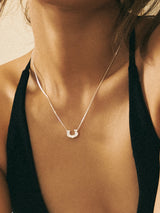 H'S SHOE CUBIC NECKLACE - M