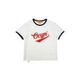 Good vibe only ringer tee_WHITE