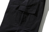 ビッグ ポケット ナイロン バミューダパンツ(Black)