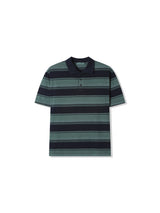 Peak stripe collar t-shirt