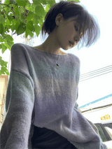 Turtleneck loose fit knitwear