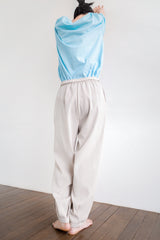 Stretch jogger pants, Beige