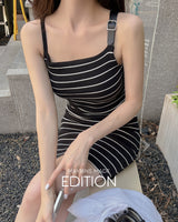 【MADE】Striped dress