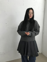 ツイストニットトップス (3color)