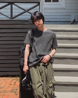 [LAN ARCHIVE] ピンタックワッフルショートスリーブTシャツ