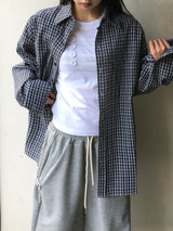 レオンスリムボタン半袖Tシャツ (4c)