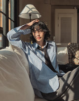Selly cotton stripe shirt