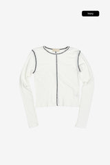Marvik contrast seam tee