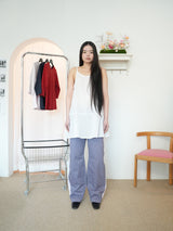 AIRY DOT DRESS (WHITE)
