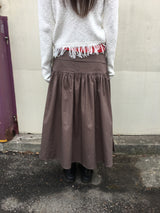 Antique Fold Skirt (3color)