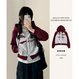 Bijou raglan two-way cropped hoodie