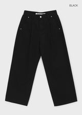 [MADE] Torrance One Tuck Wide Cotton Pants