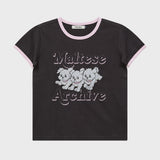 Maltese Archive Ringer Half Sleeve T-shirt Ver.2