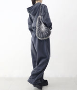 Unisex ディクションエンブロイダードバルーンシープスキンスウェットパンツ