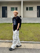 クローバーレタリングショートスリーブTシャツ 4C