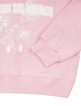 Women's Leith Embossed cropped sweatshirt pink (FCF1TS204W)