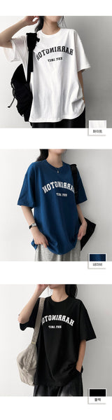 ハリントンショートスリーブTシャツ