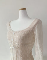 Ansel lace ribbon top