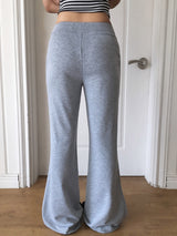 26SS★ [MADE/Skirt+Pants SET] Forin Bootcut Pants Unbalance Shirring Flare Layered Skirt