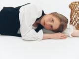 Square Frill Blouse (White)