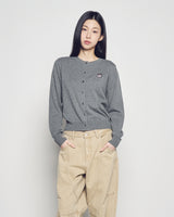 26SS WOMAN BASIC ROUND NECK CARDIGAN