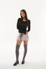 Cookie fleece skirt - pink