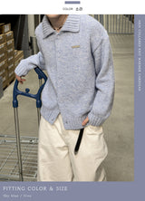 Arin Collared Knit Warmer Cardigan